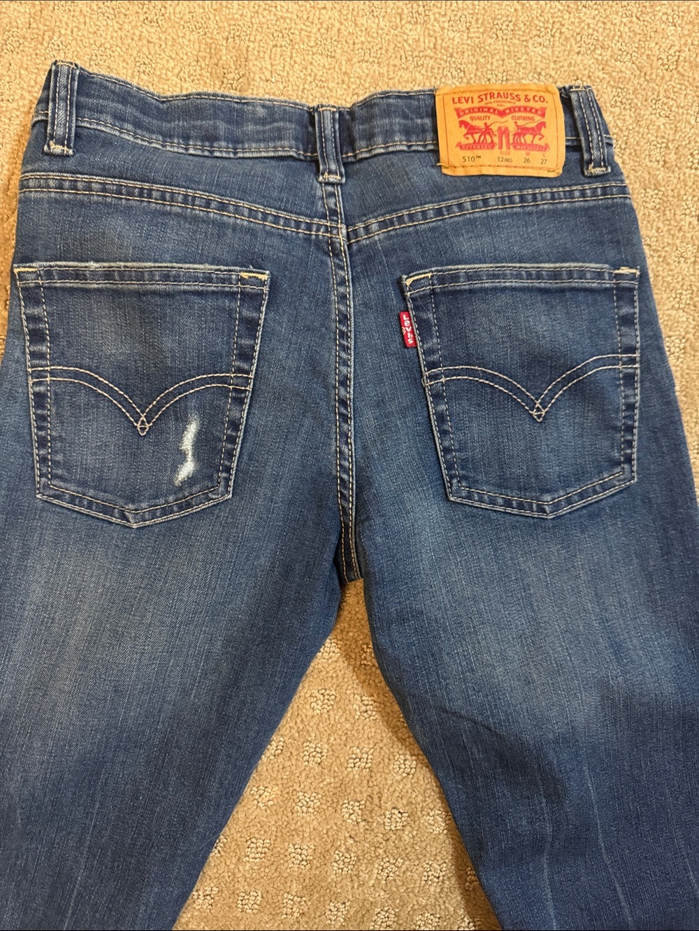 Kids Levi's 510 Skinny Blue Denim Jeans